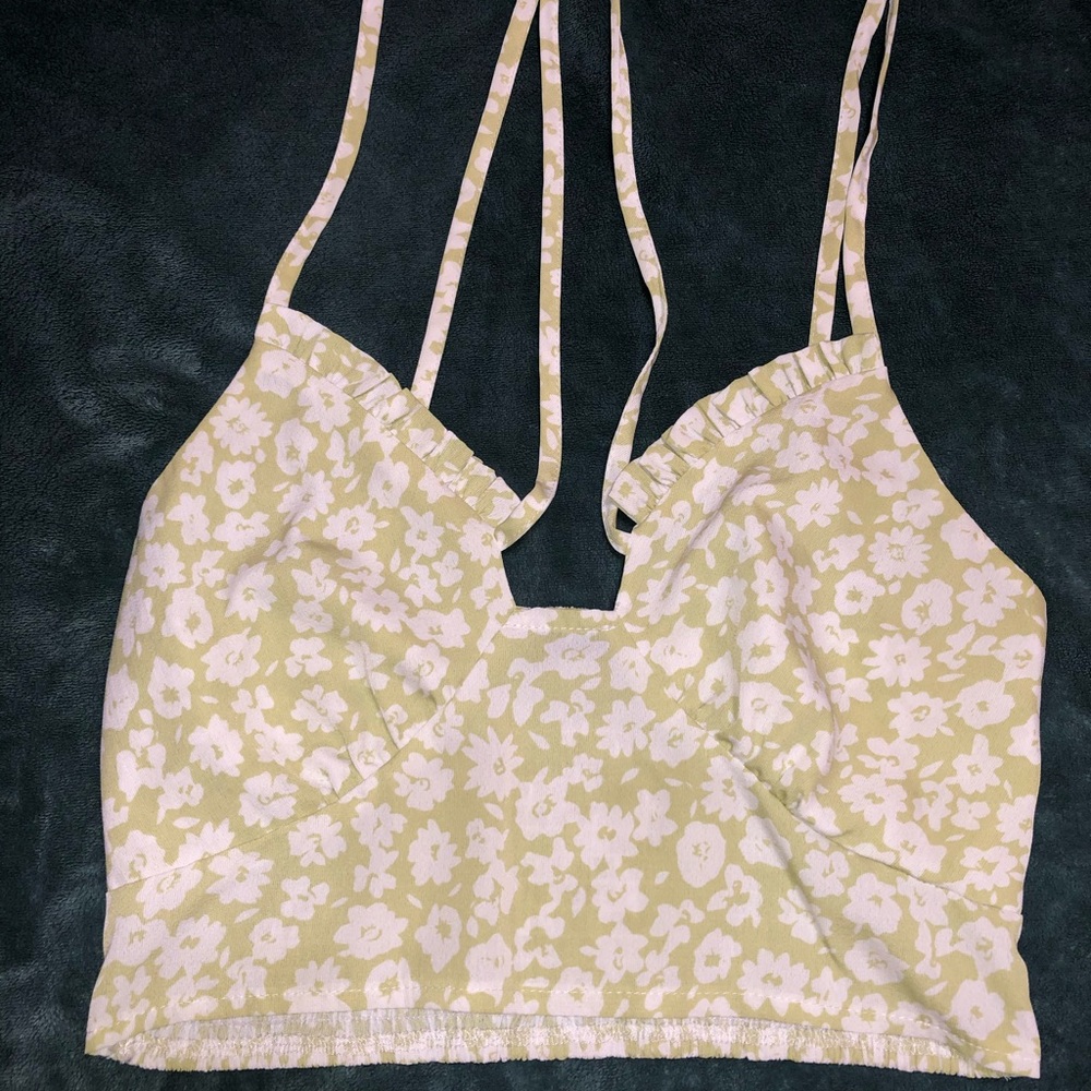 Floral crop top